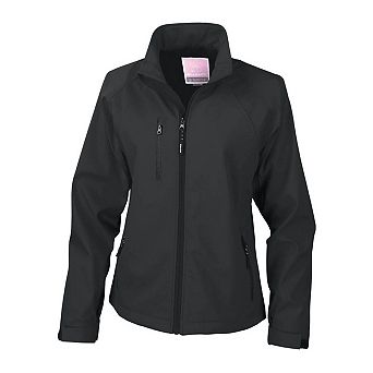 Result Ladies/Womens La Femme® 2 Layer Base Softshell Breathable Wind Resistant Jacket