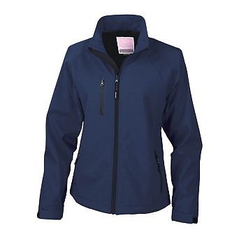 Result Ladies/Womens La Femme® 2 Layer Base Softshell Breathable Wind Resistant Jacket