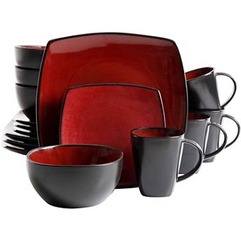 Gibson Elite Soho Lounge Square 16 pc Dinnerware Set
