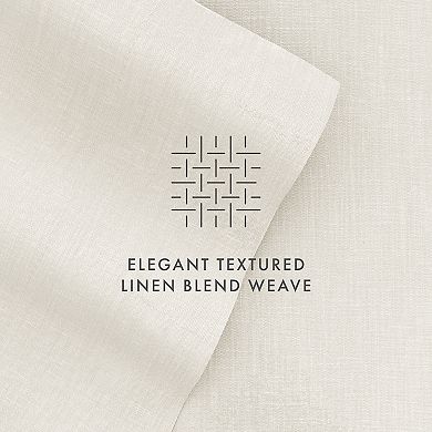 Home Collection Luxury Rayon From Bamboo & Linen Blend 4-piece Sheet Set