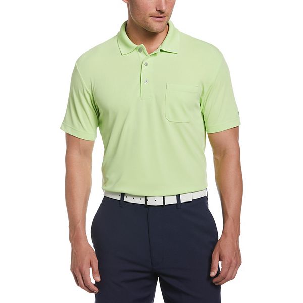 Men's Grand Slam Off Course RegularFit Textured Pocket Golf Polo