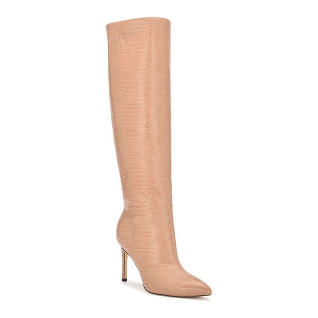 関税込み【Nine West】ロング ★ Richy ヒール ブーツ Nine West Richy Women's Knee-High Boots