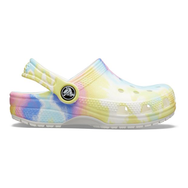 Crocs Classic Tie Dye Kids Clogs