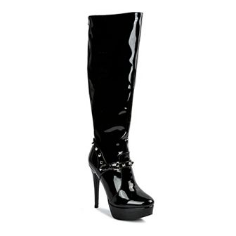 London Rag patent Stiletto Women's Knee-High Boots