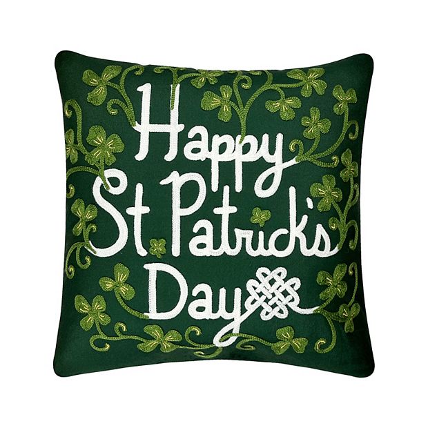 St patrick's clearance day decorative pillows