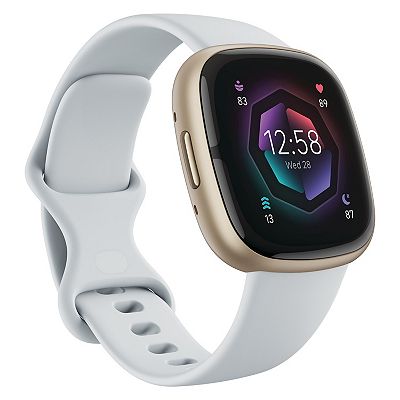 Fitbit Infinity Accessory Band for Fitbit Sense 2 & Fitbit Versa 4 - Blue  Mist