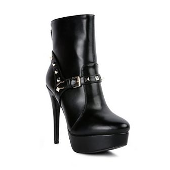 London Rag Dejang Women's Platform Ankle Boots