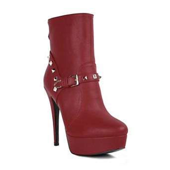 London Rag Dejang Women's Platform Ankle Boots