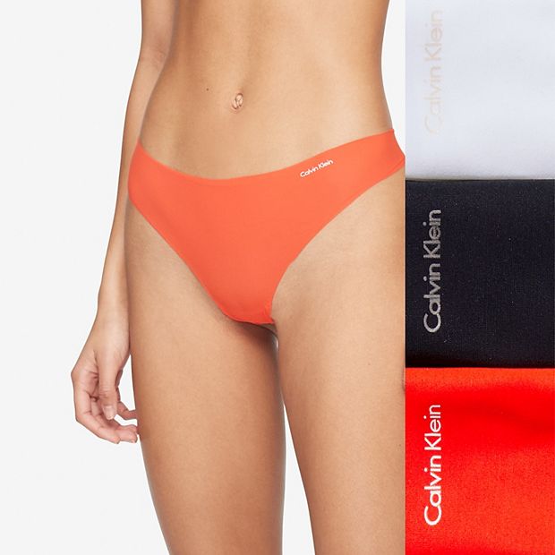  Calvin Klein Women's Invisibles Seamless Thong Panties