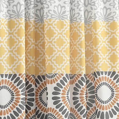 Lush Decor Set of 2 Bohemian Stripe Window Curtain Panels