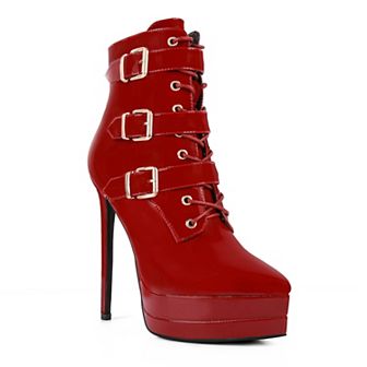 London Rag Women's Stiletto Ankle Boots
