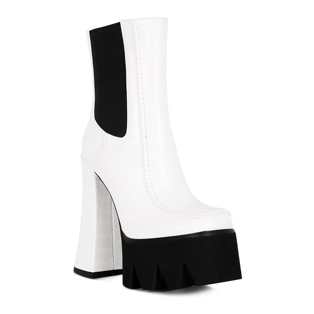 Rag Company Jeffers High Ankle Chelsea Boots