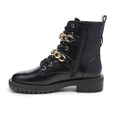 London Rag Billy Atta Girl Women's Combat Boots