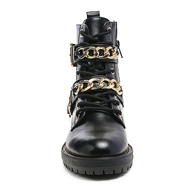 London Rag Billy Atta Girl Women's Combat Boots