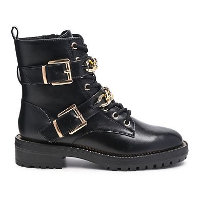 London Rag Billy Atta Girl Women's Combat Boots