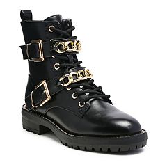 Kohls black combat clearance boots