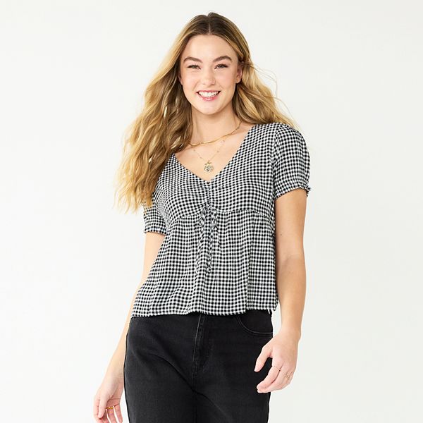 Kohls junior 2024 plus tops