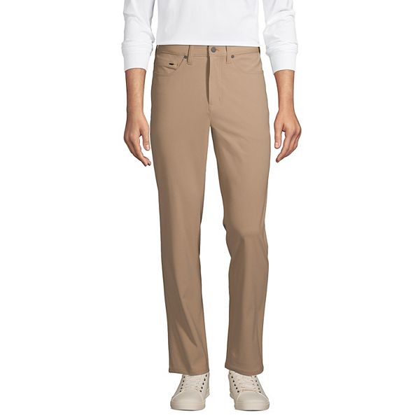 Men's Lands' End Straight Fit Flex Performance Pants