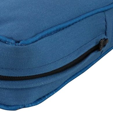 Sunnydaze Indoor/Outdoor Olefin Bench Cushion - 41 in x 18 in - Blue