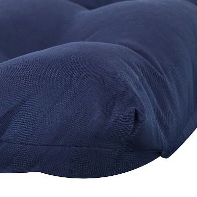Sunnydaze Indoor/Outdoor Olefin Tufted High-Back Chair Cushion