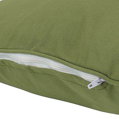 Sunnydaze Indoor/Outdoor Square Olefin Throw Pillow - 16 in