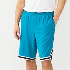 Men's Tek Gear Neon Green & Blue Athletic Basketball Sports Shorts & Top  Medium