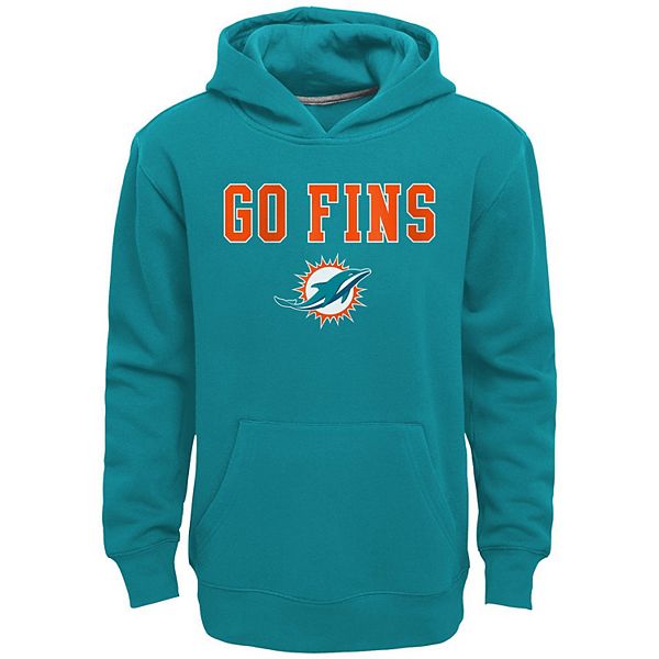 Kids 7-20 Miami Dolphins Team Slogan Fleece Hoodie