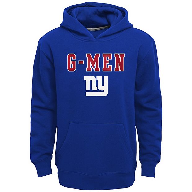 Kids 7 20 New York Giants Team Slogan Fleece Hoodie