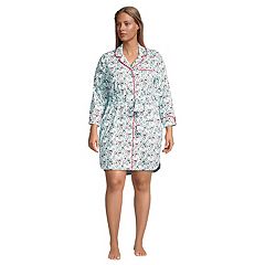 Women's Lands' End Long Sleeve Flannel Nightgown