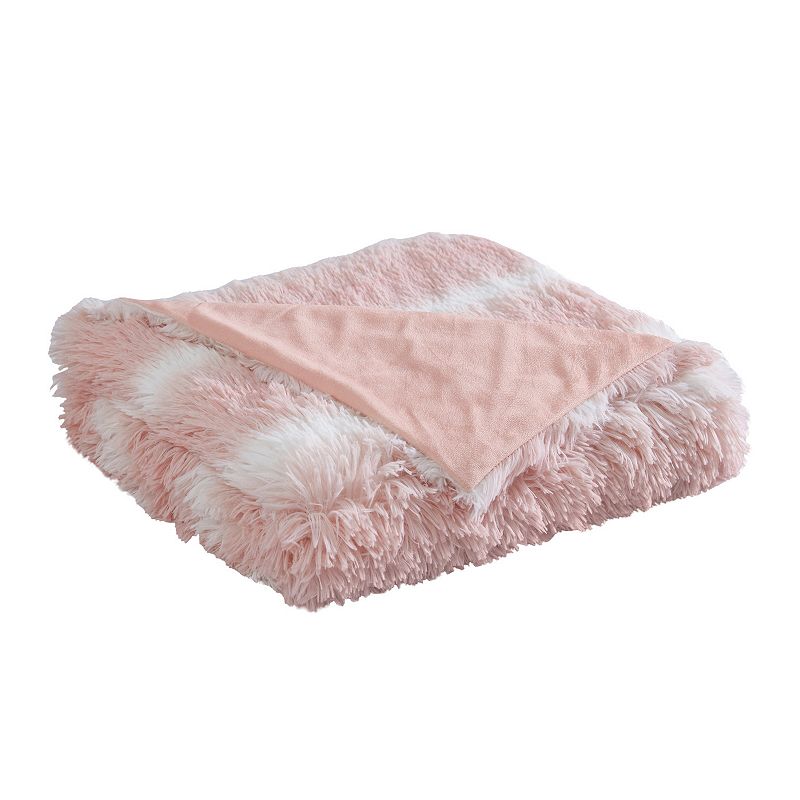 Koolaburra by UGG Kids Chloe Faux Fur Throw, Pink, 50X60