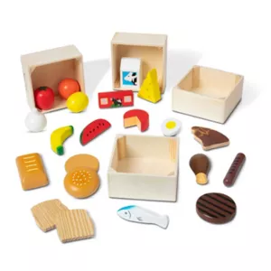 Melissa & Doug Food Groups Wooden Play Food