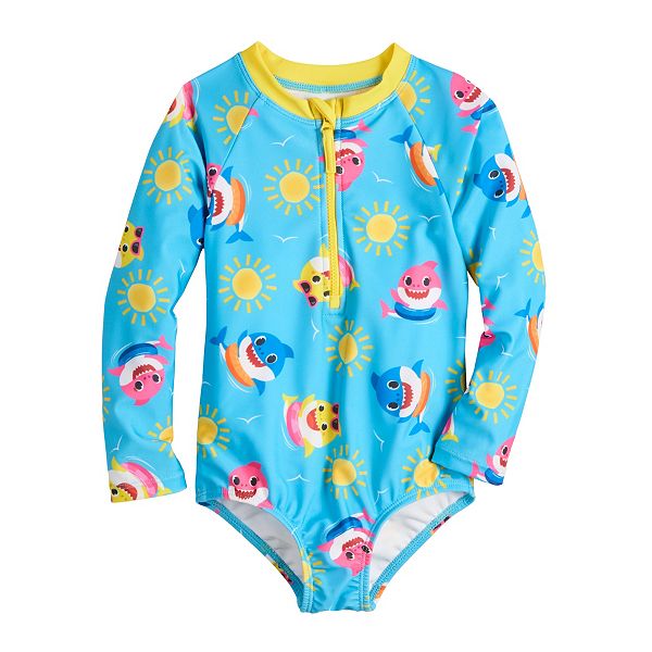 Baby Shark Baby Girl One-Piece Swimsuit 