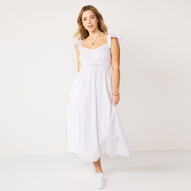 Kohls junior white on sale dresses