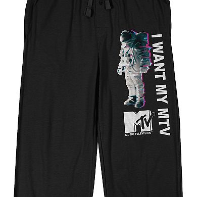 Men's MTV Moon Man I Want My Pajama Pants