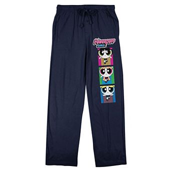 Men's Powerpuff Girls Blossom Bubbles & Buttercup Pajama Pants
