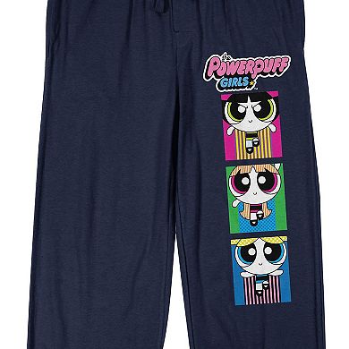 Men's Powerpuff Girls Blossom Bubbles & Buttercup Pajama Pants