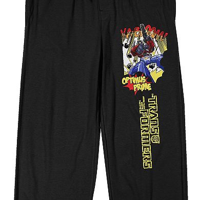 Men's Transformers Optimus Prime Pajama Pants