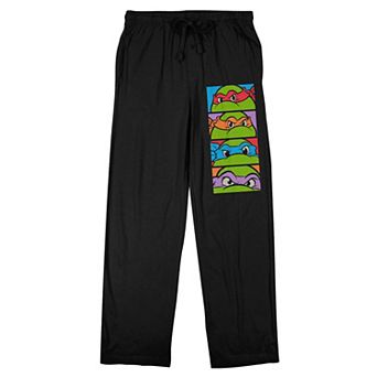 Men's Teenage Mutant Ninja Turtles Turtle Faces Pajama Pants