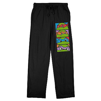 Men's Teenage Mutant Ninja Turtles Turtle Faces Pajama Pants