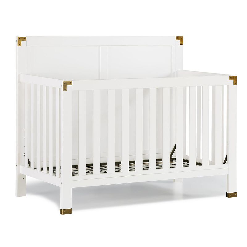 Baby Relax Frances 5-in-1 Convertible Crib, White