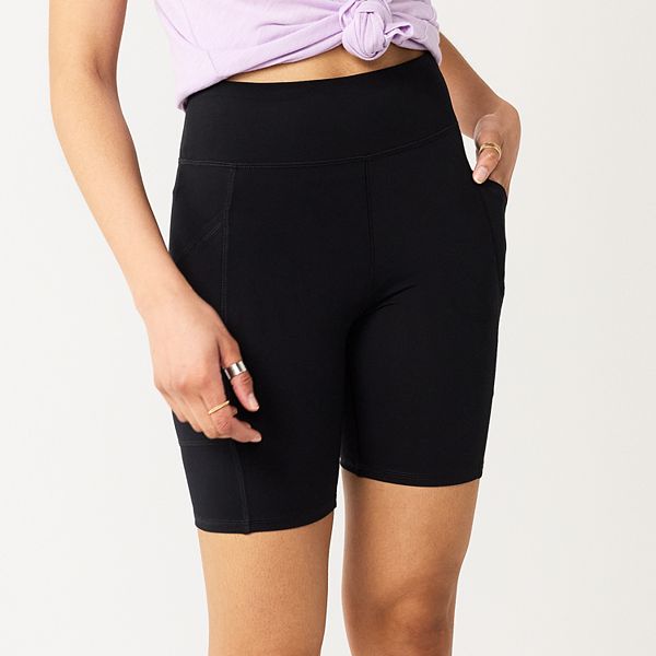 Kohls best sale biker shorts