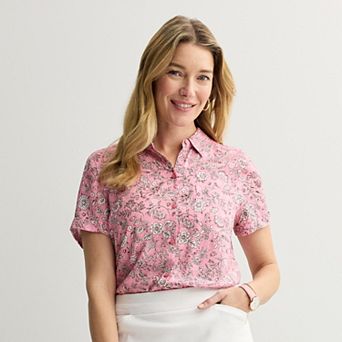 Women's Croft & Barrow® Camp Shirt