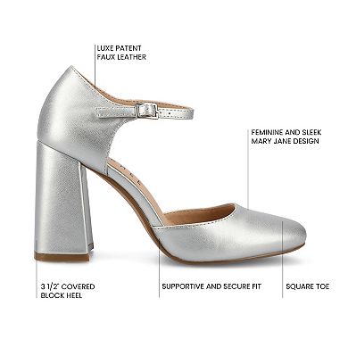 Journee Hesster Women's Ankle Strap Heels