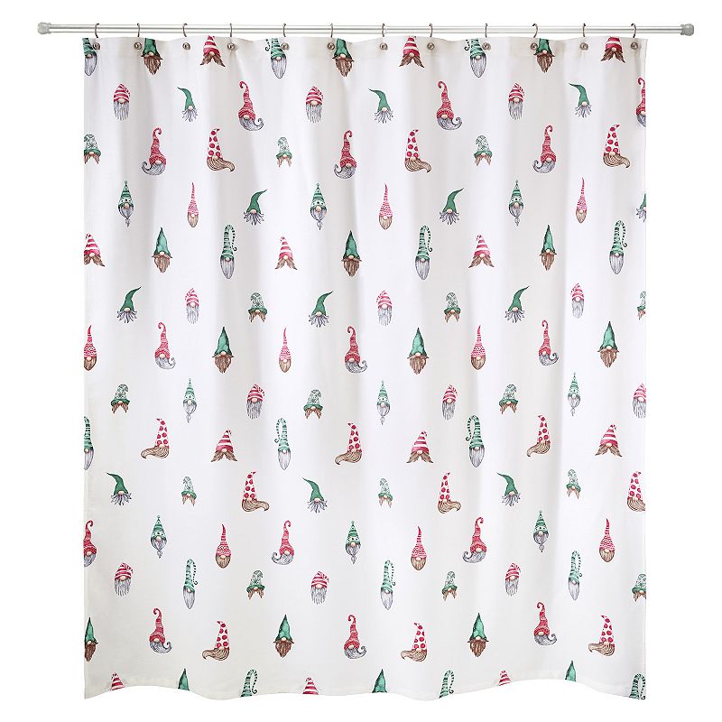 Avanti Gnome Shower Curtain, Multicolor, 72X72