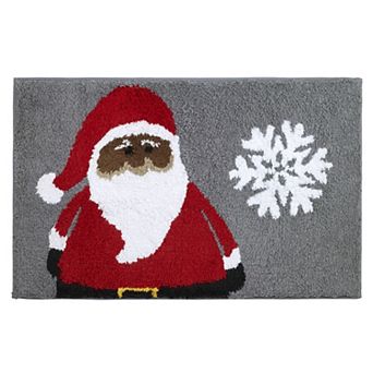Avanti Santa Claus & Snowflake Bath Rug