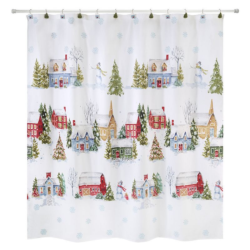 Avanti Warm Welcome Shower Curtain, Multicolor, 72X72