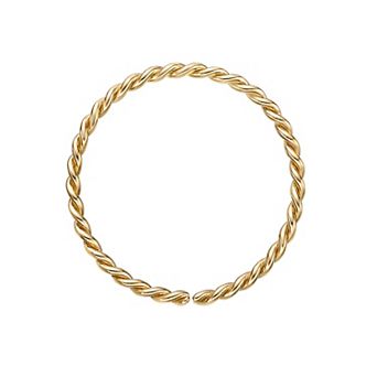 Lila Moon 14k Gold 10 mm Seamless Twist Nose Ring