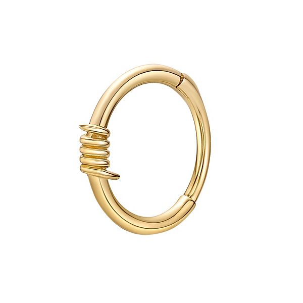 Lila Thread Earring