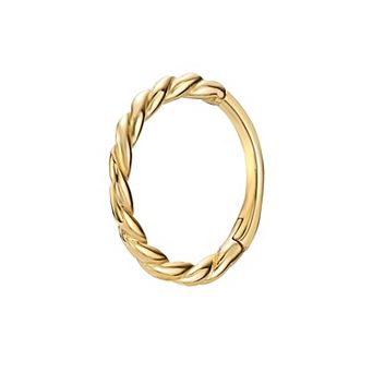 Lila Moon 14k Gold Braided Multi Purpose Clicker Earring