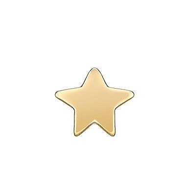 Lila Moon 14k Gold 6.5 mm Star Nose Ring Stud